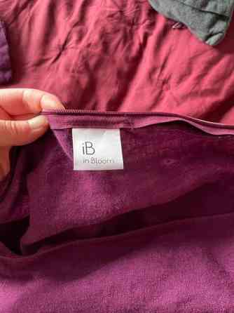 2 kpl liilat pellava koristetyynyliinat Helsinki