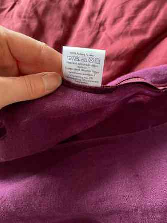 2 kpl liilat pellava koristetyynyliinat Helsinki