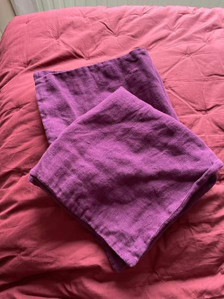 2 kpl liilat pellava koristetyynyliinat Helsinki - изображение 5