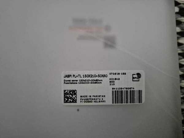 Uusi Marimekko Jaspi pussilakanasetti 150x210cm Alajärvi - valokuva 5