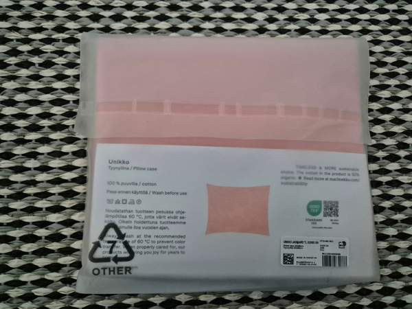 Uusi Marimekko Unikko Jacquard tyynyliina 50x60cm Alajärvi - valokuva 3