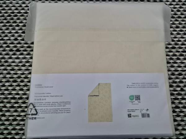 Uusi Marimekko Unikko Jacquard pussilakana 150x210cm Alajärvi - valokuva 7