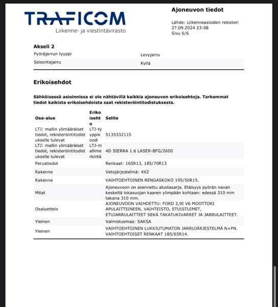 Ford Sierra Kirkkonummi – foto 7