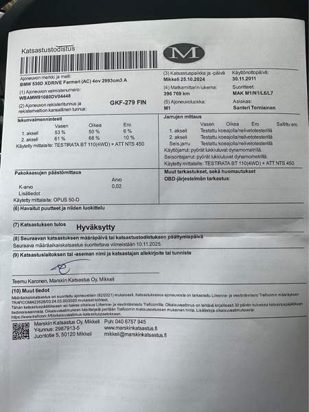 BMW 530 Mikkeli - valokuva 8