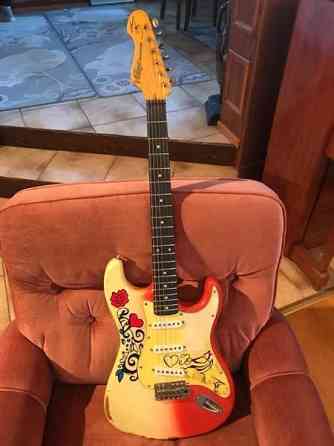 Vintagen Thomas Blug Stratocaster osina Kirkkonummi