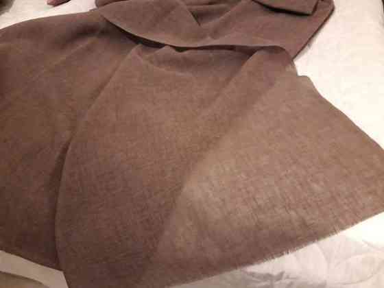 Ruskea verhokangas, pit. 2,67m, uusi ja puhdas Seinaejoki