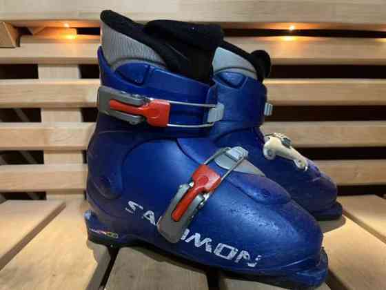 Lasten laskettelukengät, Salomon, koko 33 Espoo