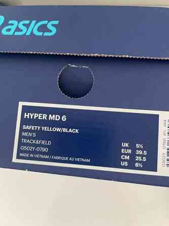 Asics piikkarit 39,5 Asikkala