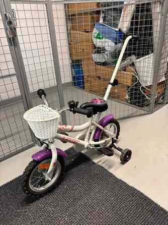 Jupiter polkupyörä 12” Sweetie korin ja apupyörien kanssa Espoo