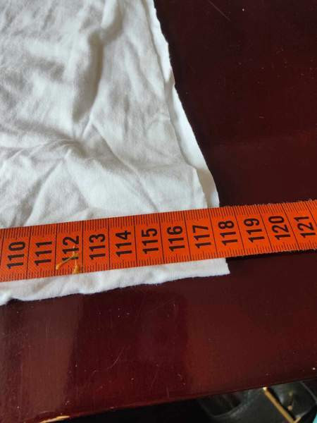 Trikookangaspala valkoinen 120 x 140 cm, Hki-Klaukkala Helsinki – foto 3