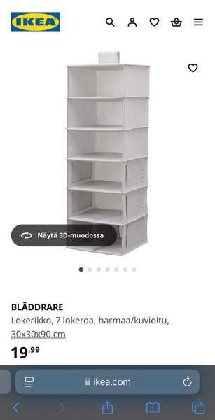 IKEA Bläddrare lokerikko + Skubb 6-osainen laatikkosetti Helsinki – foto 5