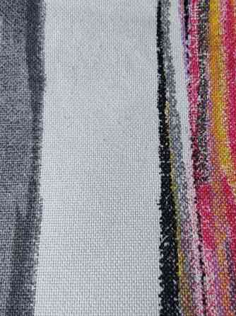 Markiisimainen pystyraidallinen kuvio  109 x 160 cm, Hki-Klaukkala Helsinki