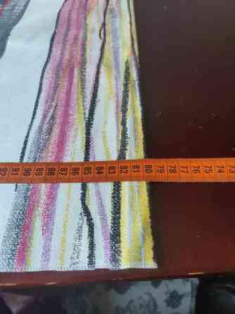 Markiisimainen pystyraidallinen kuvio  109 x 160 cm, Hki-Klaukkala Helsinki