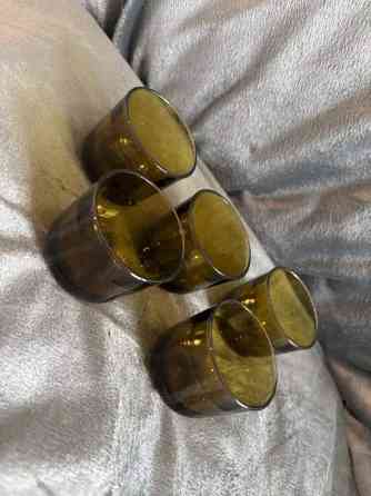 Nuutajärven lasitehtaan Snapsilasit Turku