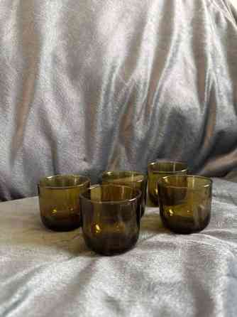 Nuutajärven lasitehtaan Snapsilasit Turku