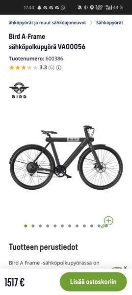 Bird A Bike sähköpyörä Tuusula – foto 6