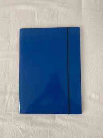 Sininen tukeva kansio / kulmalukkokansio, kuin uusi Espoo