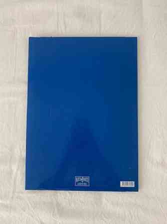 Sininen tukeva kansio / kulmalukkokansio, kuin uusi Espoo