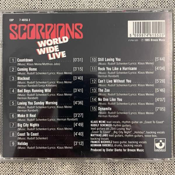 SCORPIONS : World Wide Live Helsinki - photo 2
