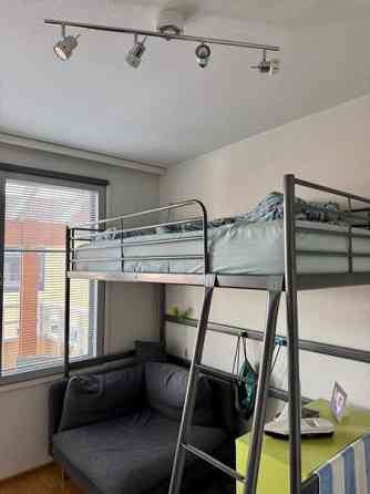 Ikean parvisänky 90x200 hopea Turku