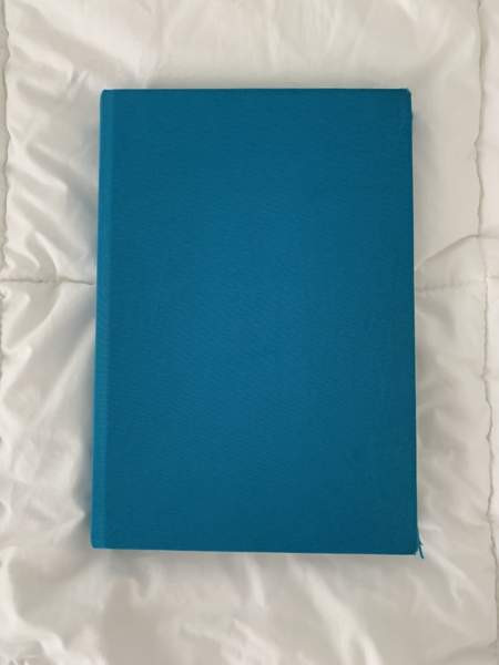 Suojakansi kirjalle / kalenterille, turkoosia kangasta Espoo - photo 1