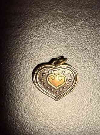 Kalevala Korun Euran sydän riipus. Pronssia. Ei ketjua. Oulu