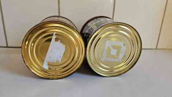 Vintage Viri kaakao peltipurkki keräily sisustus Helsinki