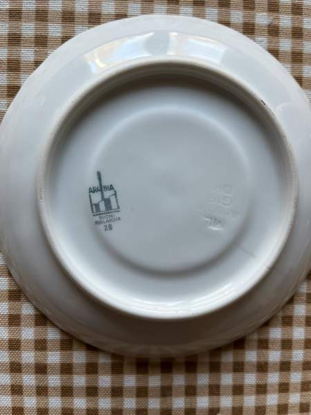 Arabia pieni muki ja aluslautanen Helsinki - valokuva 6