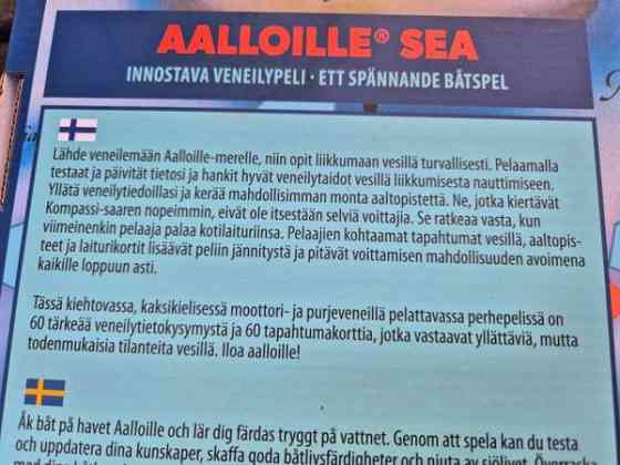 Aalloille Sea - veneilypeli Jaervenpaeae