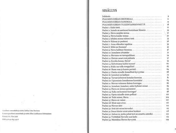 Jukka Palola: Puhetta Jumalalle ja Jumalasta. Psalmien kirjan kommentaari. Эспоо - изображение 3