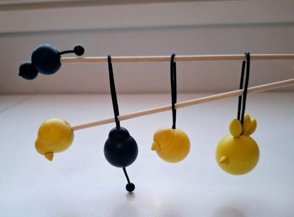 Aarikka pääsiäiskoristeet 5 kpl Rovaniemi – foto 1