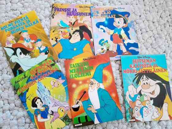 Walt Disney satukirjat 6kpl vanhat Jyvaeskylae