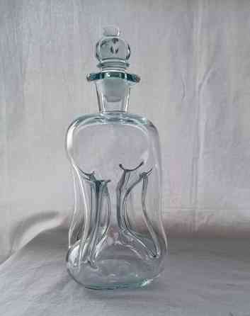 Kirkas suuri Holmegaard Kluck -karahvi Helsinki