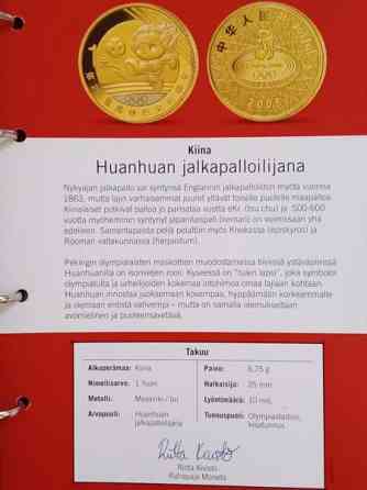 Pekingin Olympialaiset 2008 juhlarahat, 8 kpl, Moneta Uusikaupunki