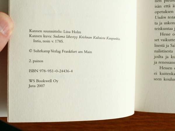 Hermann Hesse - Siddhartha Tampere - photo 2