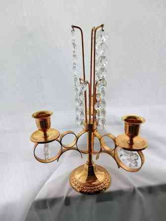 Turun Kristalli kynttelikkö kolmelle kynttilälle Helsinki