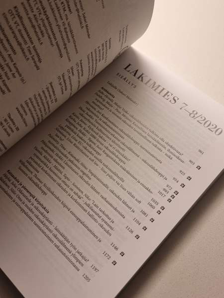 Lakimies 7-8/2020 Helsinki - valokuva 4