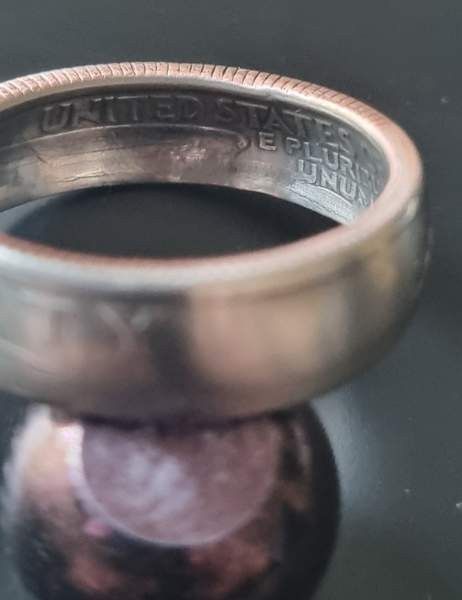 Kolikkosormus Amerikan quarter dollar. Ilmainen toimitus! Mustasaari - photo 3