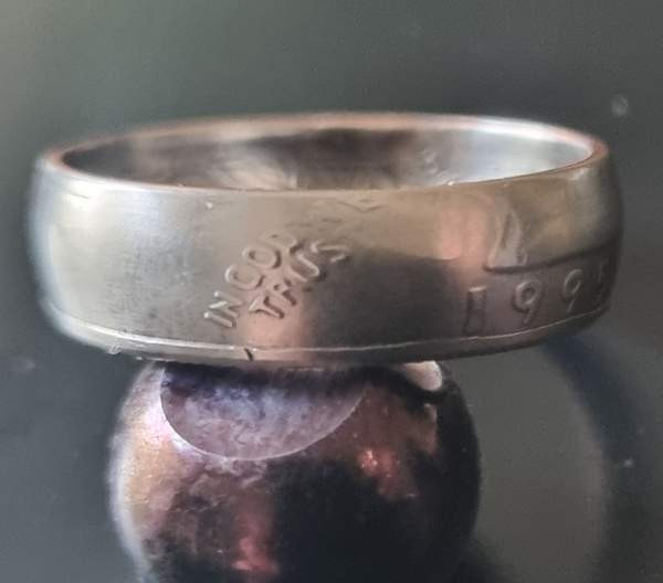 Kolikkosormus Amerikan quarter dollar. Ilmainen toimitus! Mustasaari - photo 5