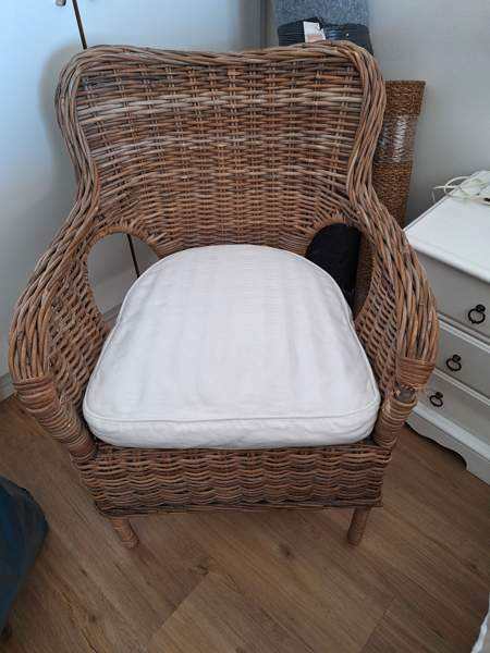 Myydään rottinkituoli Helsinki - valokuva 1