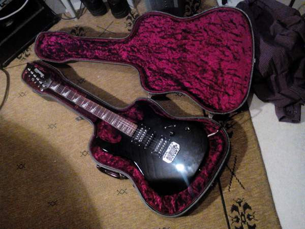 Ibanez sharktooth wizardneck superstrat musta täysskaala Kotka - photo 2