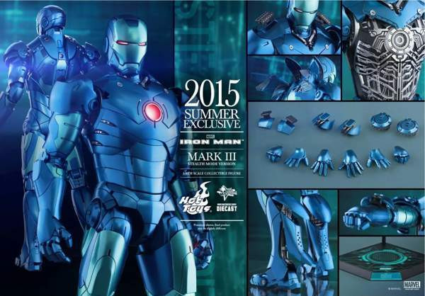 Hot Toys MMS314 Iron Man Mk III Stealth figuuri Tampere - valokuva 7