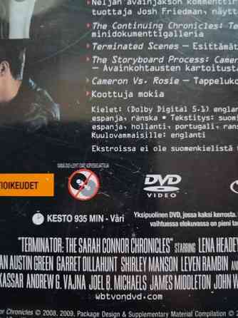 Sarah Connorin aikakirjat 2 kausi Joensuu