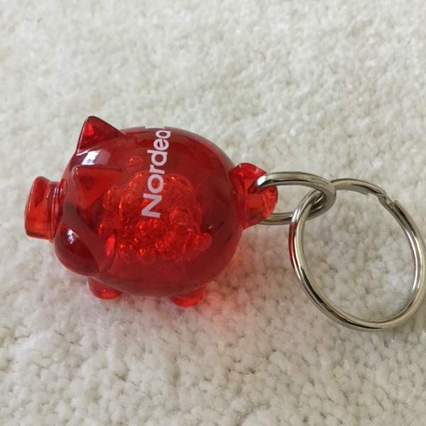 Nordea punainen possu avaimenperä Keuruu - valokuva 1