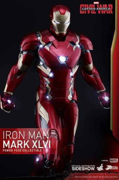 Hot Toys PPS003 Iron Man Mk XLVI Power Pose figuuri Tampere - valokuva 7