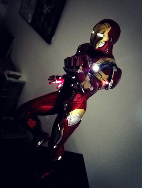 Hot Toys PPS003 Iron Man Mk XLVI Power Pose figuuri Tampere - valokuva 6