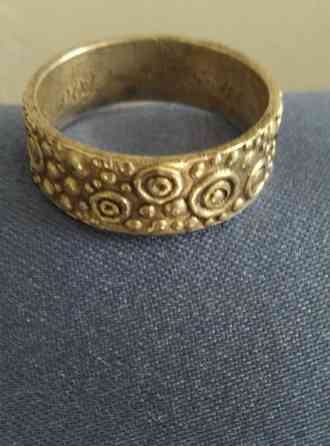 Hopea sormus  design Aleksi Saviala Helsinki