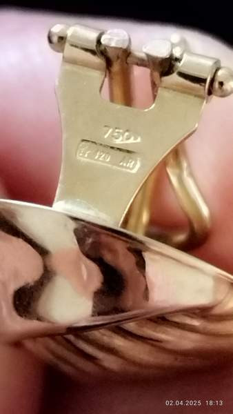 Kauniit korvakorut 18 karaatin kullasta Helsinki - изображение 3