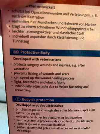 Koiran haavapuku koko M/L (käyttämätön) Helsinki