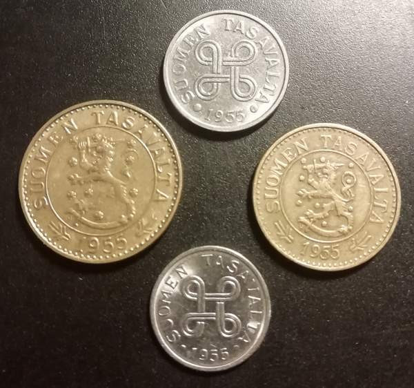 Suomi, vuoden 1955 kolikoita Йоэнсуу - изображение 1